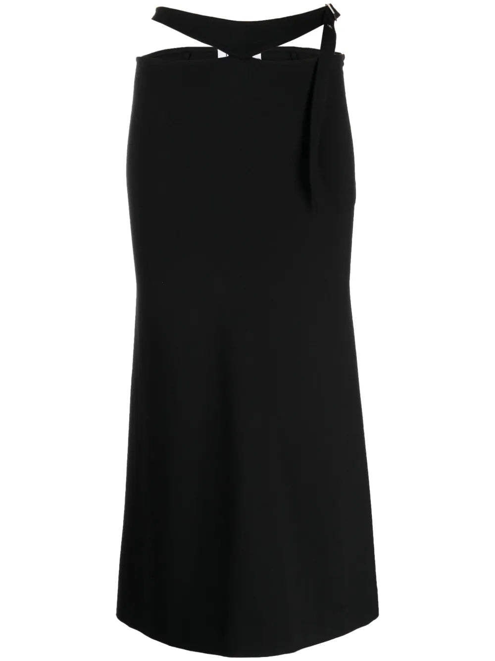 Cut-Out Midi Skirt