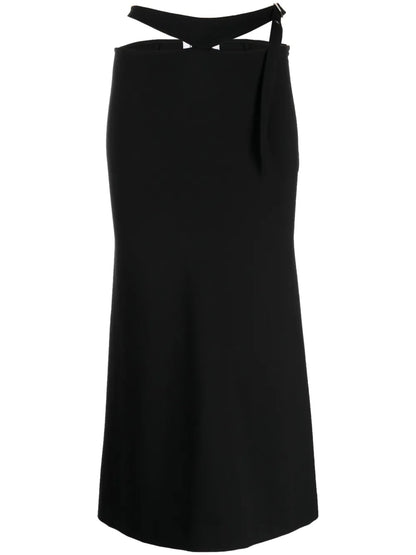Cut-Out Midi Skirt