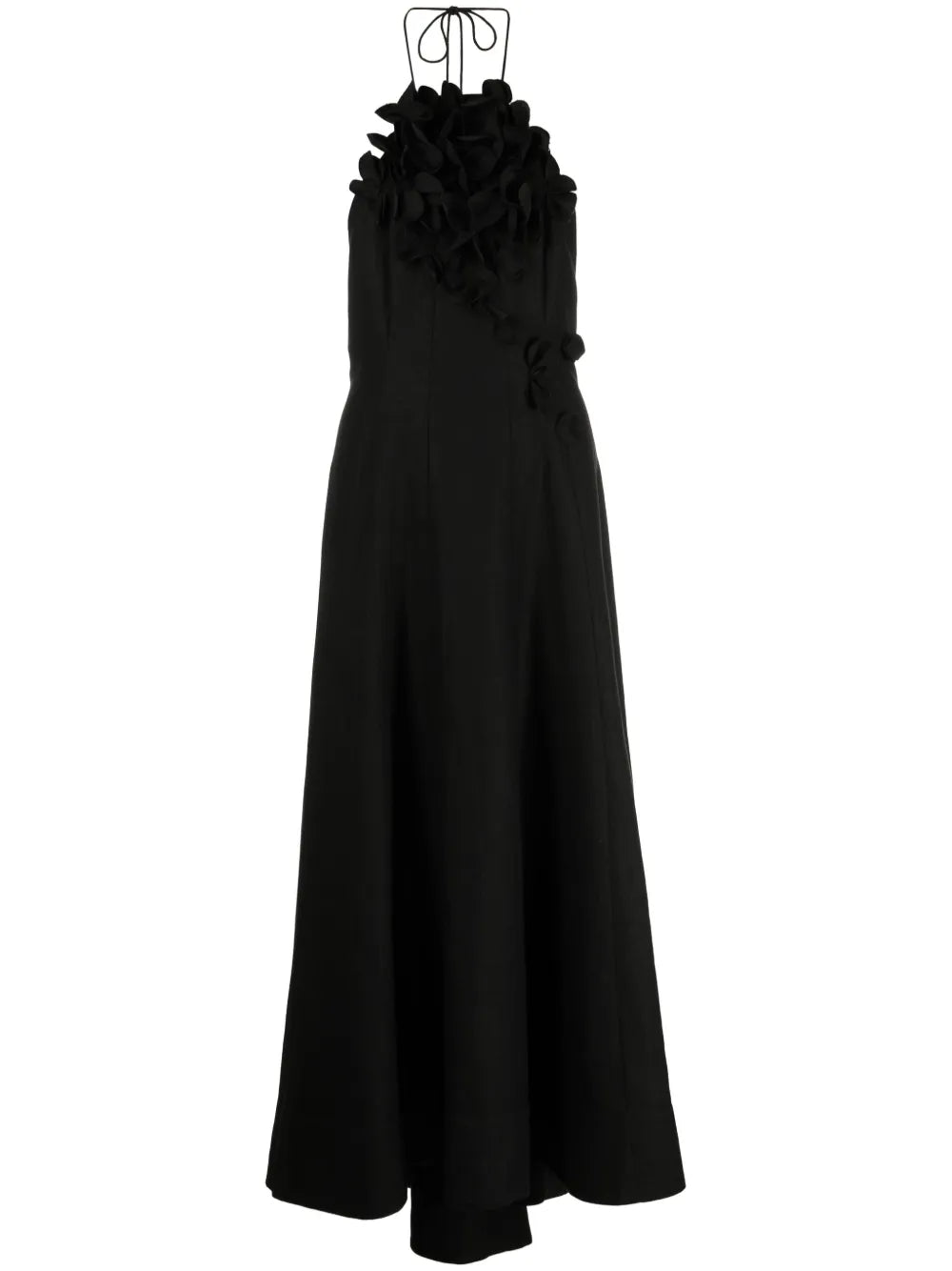 Toren Halterneck Midi Dress
