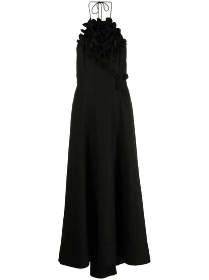 Toren Halterneck Midi Dress