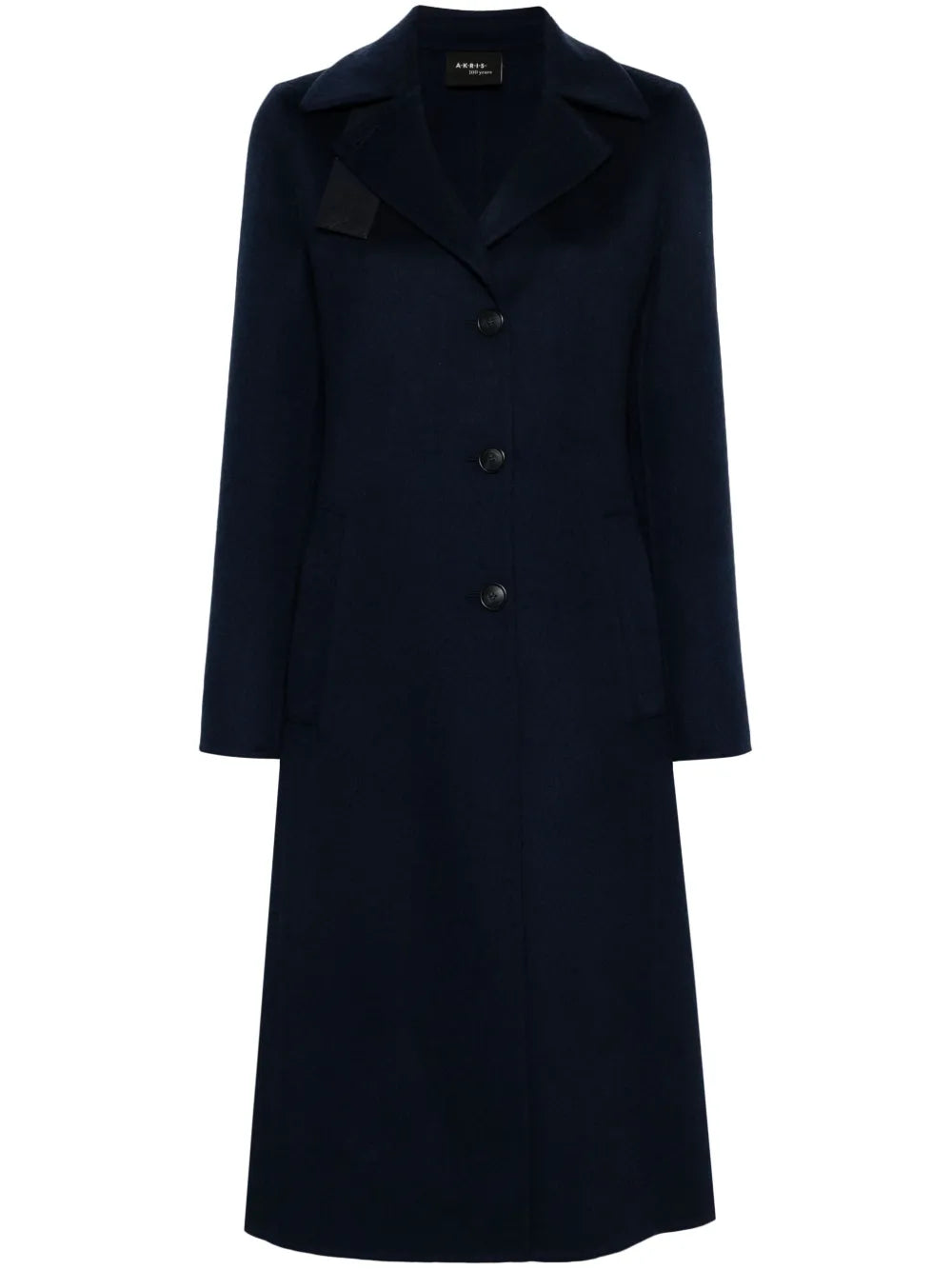 Single-Breasted Cashmere Coat