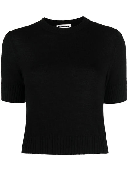 Cropped Wool Jumper