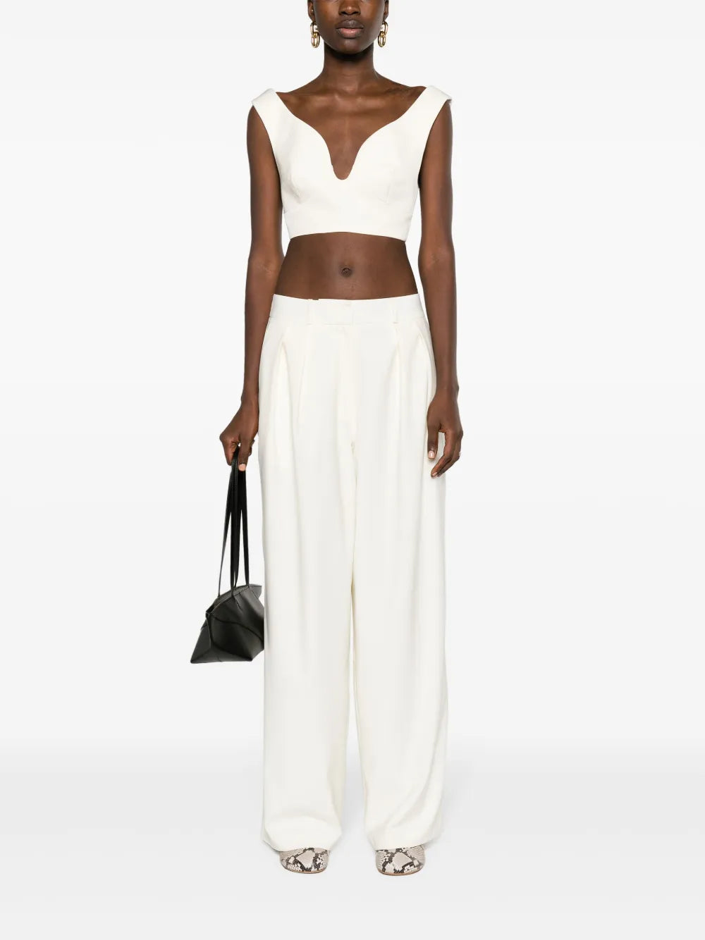 Open-Back Sleeveless Crop Top