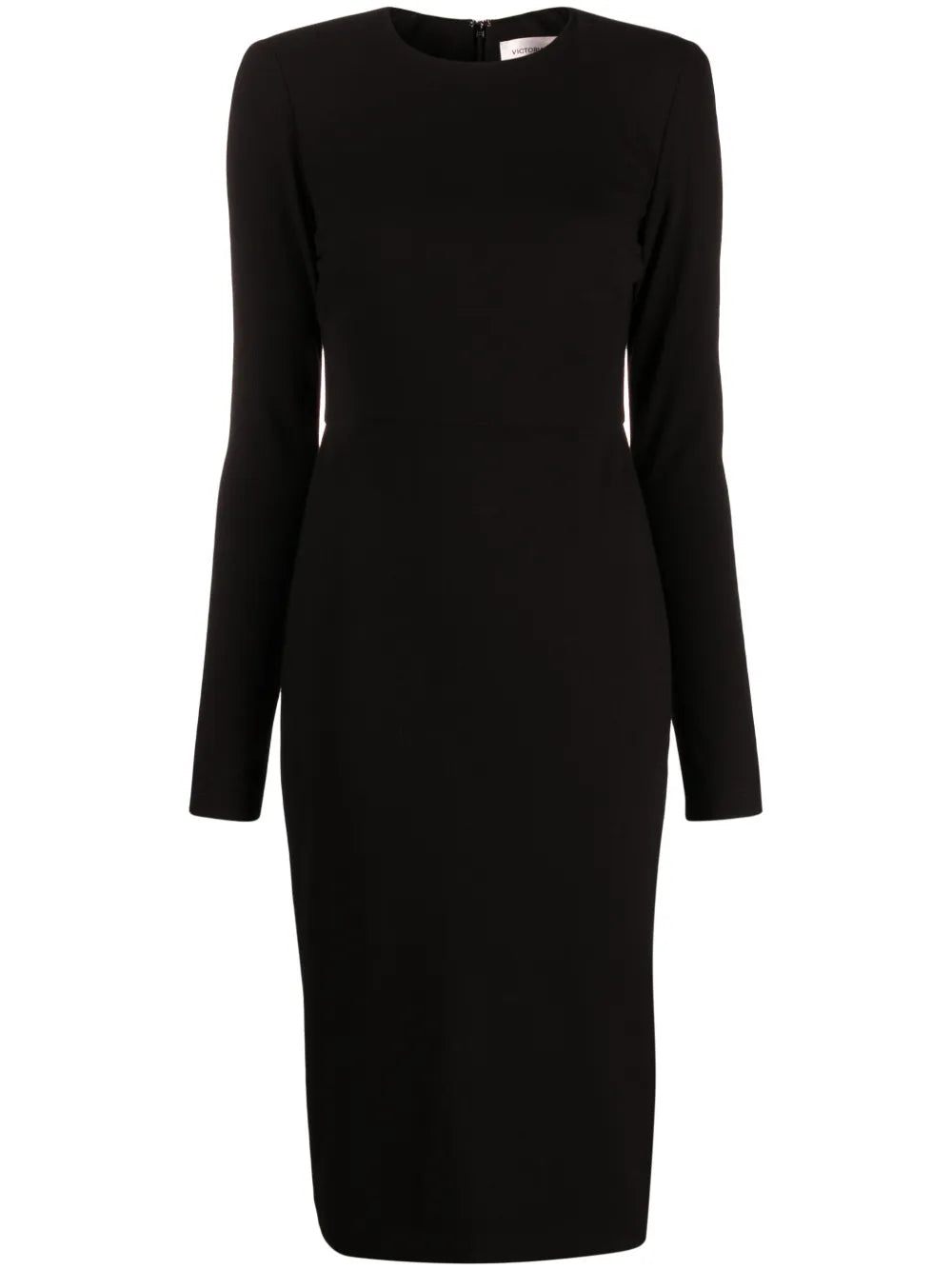 Crepe Pencil Midi Dress