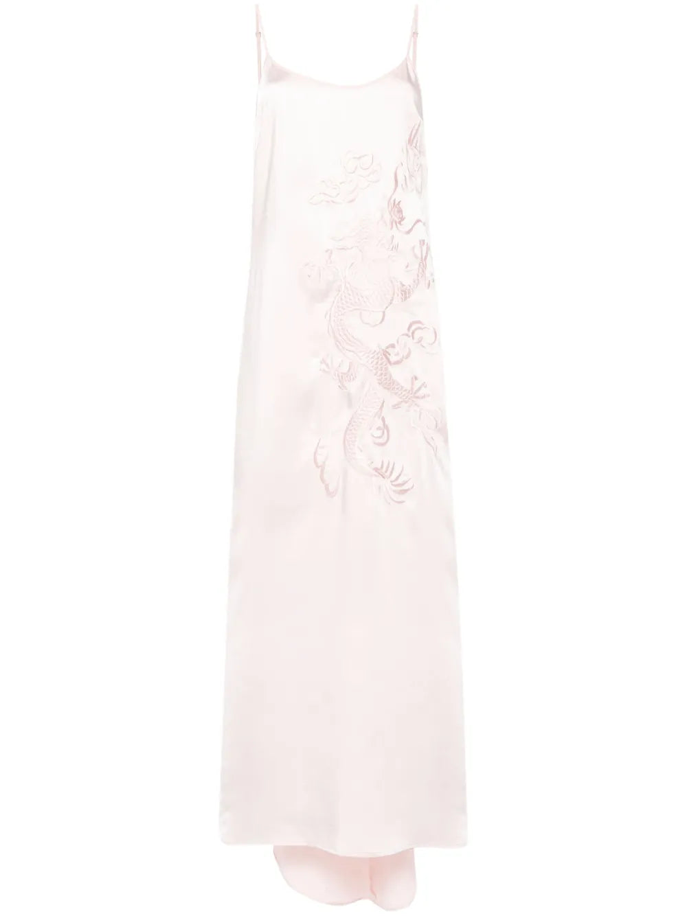 Pam Dragon-Embroidered Maxi Dress