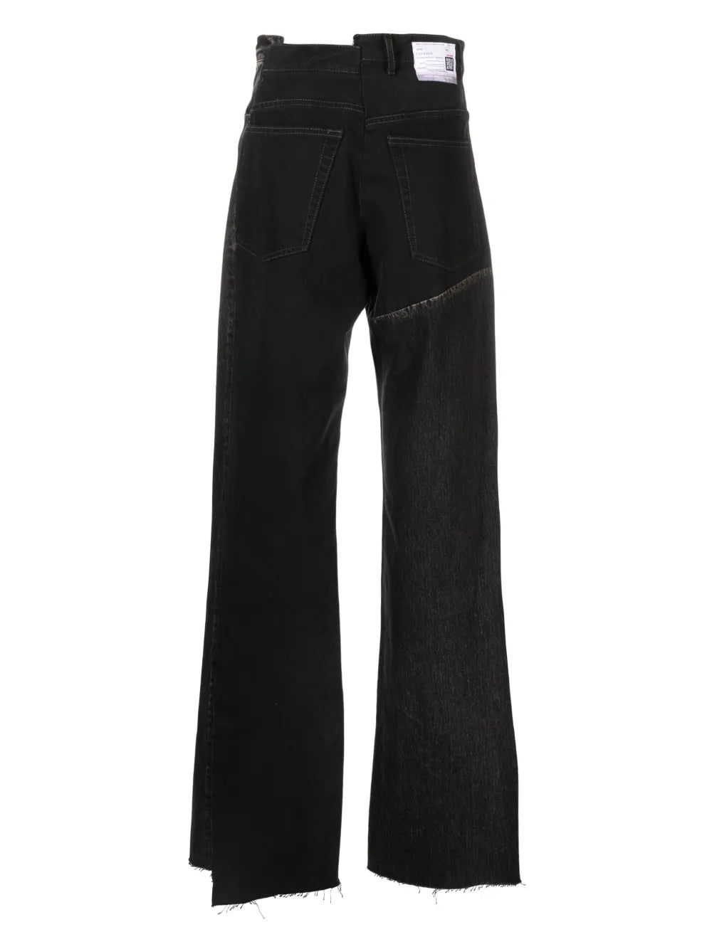 High-Waist Asymmetric Jeans