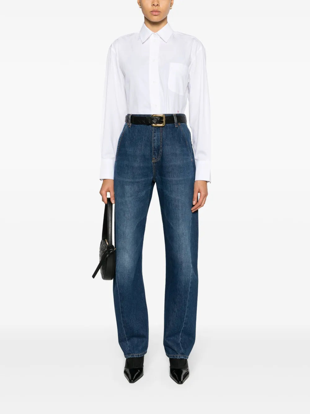 Logo-Embroidered Organic Cotton Shirt