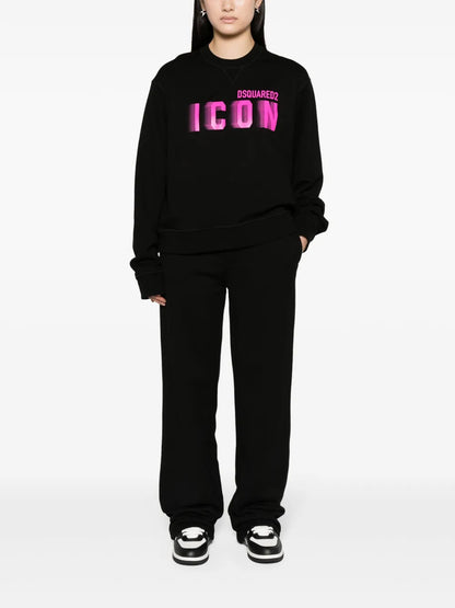 Icon-Print Cotton Track Pants