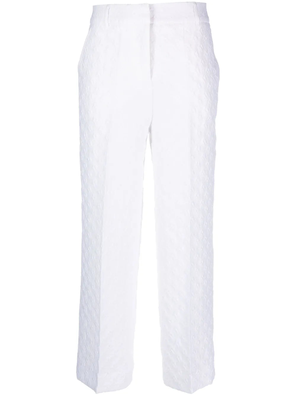 Jaylee Cropped Straight-Leg Trousers