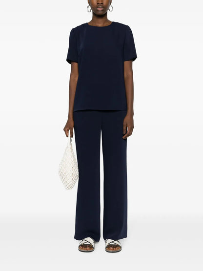 Elasticated-Waistband Trousers