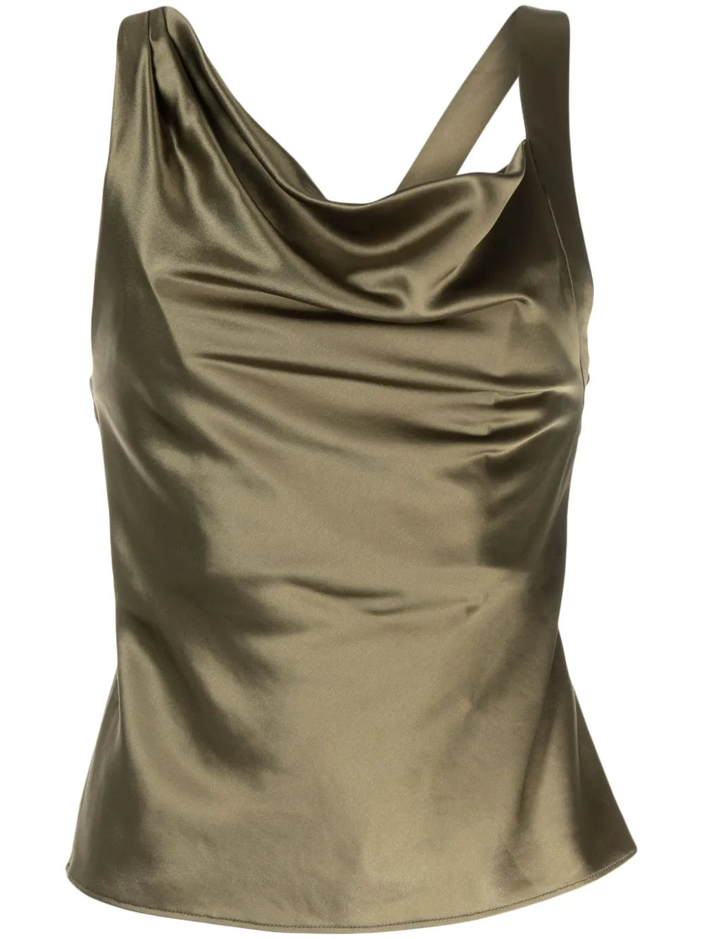 Giles Satin-Finish Blouse