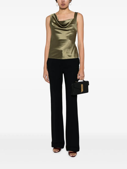 Giles Satin-Finish Blouse