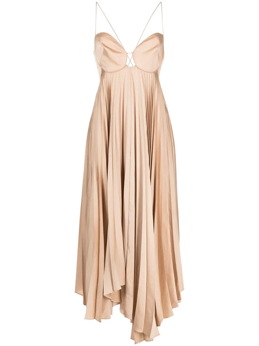 Willcocks Pleated Midi Dress