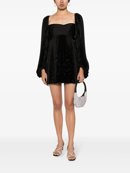 Barlow Pleated Minidress