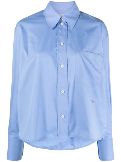 Logo-Embroidered Cotton Shirt
