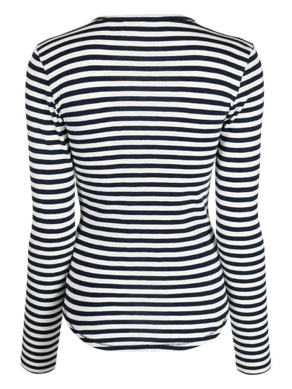 Charlotte Long-Sleeve Striped T-Shirt