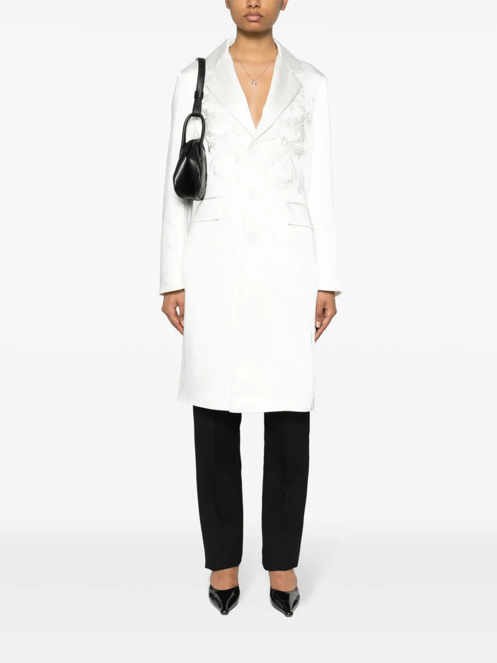 Pam Dragon-Embroidered Coat