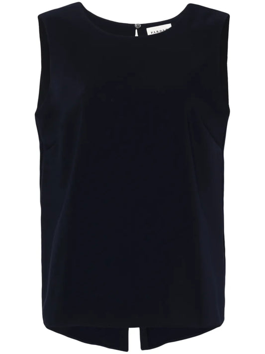 Rear-Slit Cady Blouse