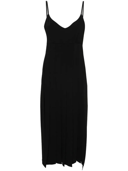 Pleated Midi Dress