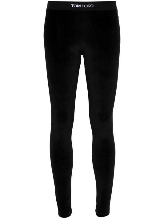 Logo-Waist Leggings