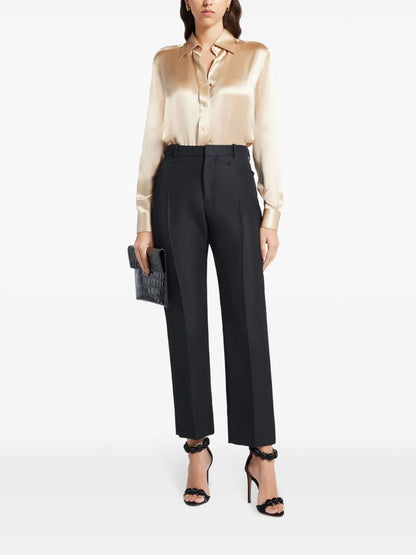 Tailored Straight-Leg Trousers