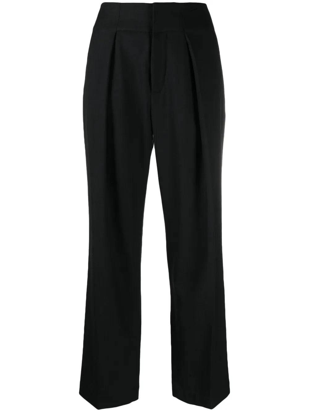 Fine-Knit Tailored Trousers
