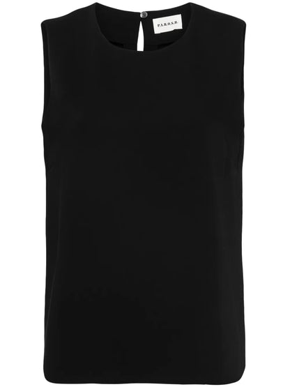 Sleeveless Cady Blouse