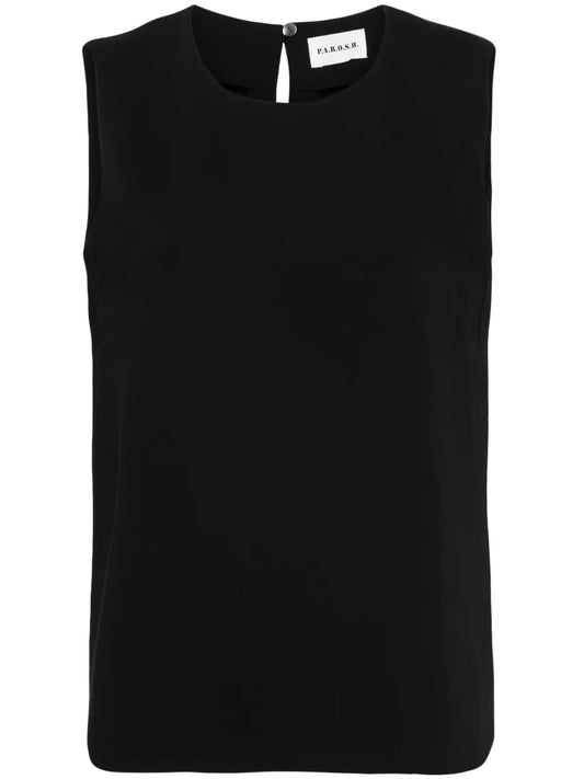 Sleeveless Cady Blouse
