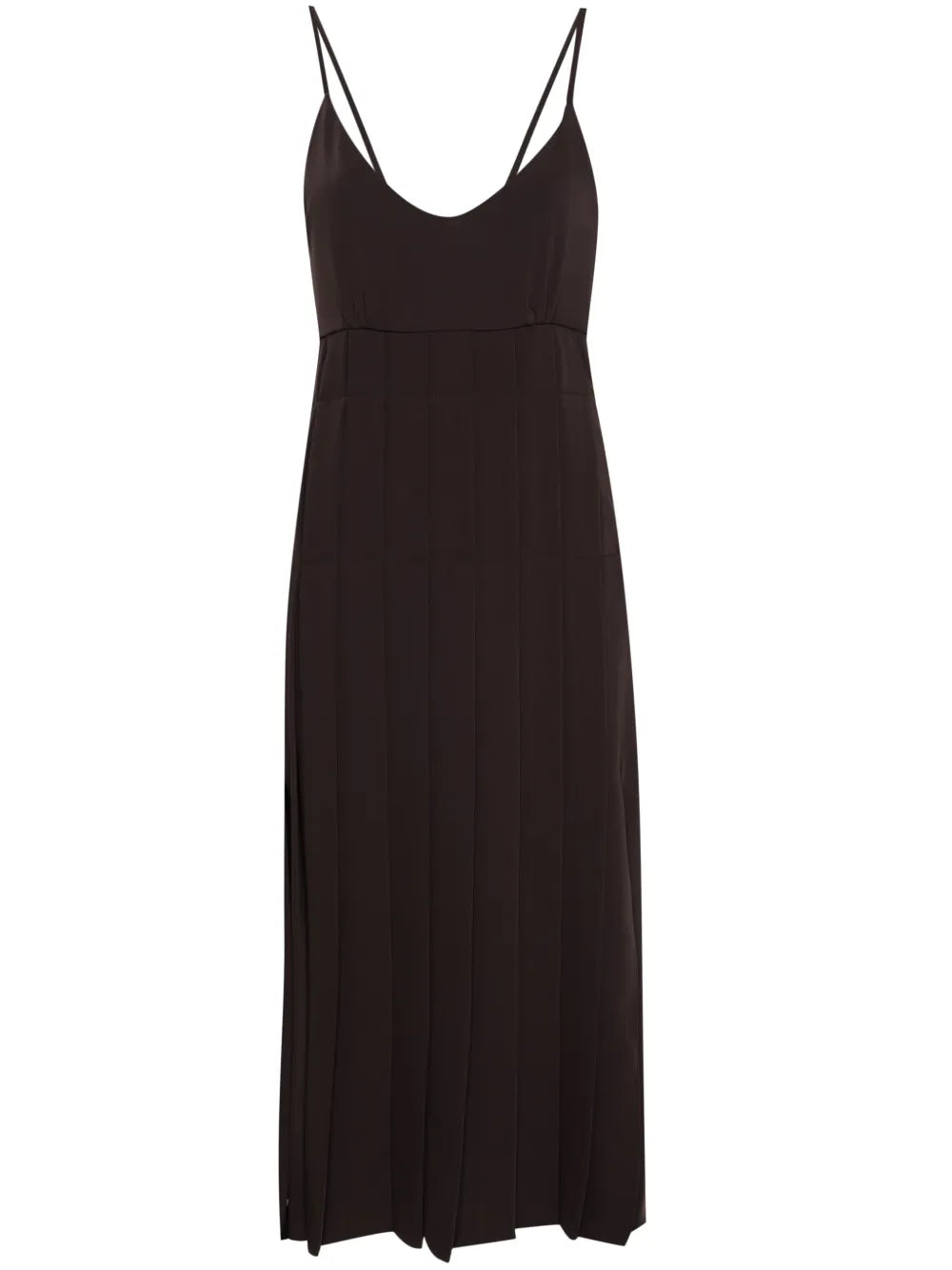 Pleated Midi Dress