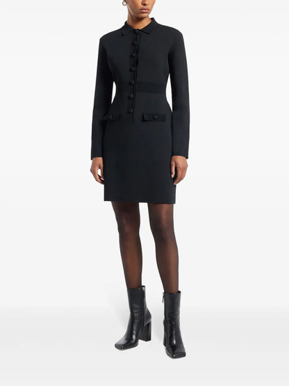 Knitted Polo Minidress