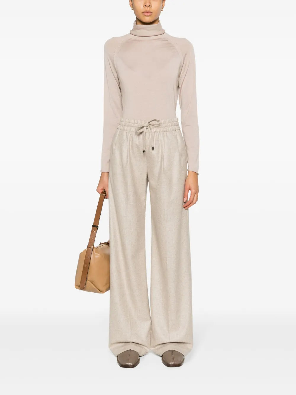 Fine-Knit Cashmere-Blend Jumper