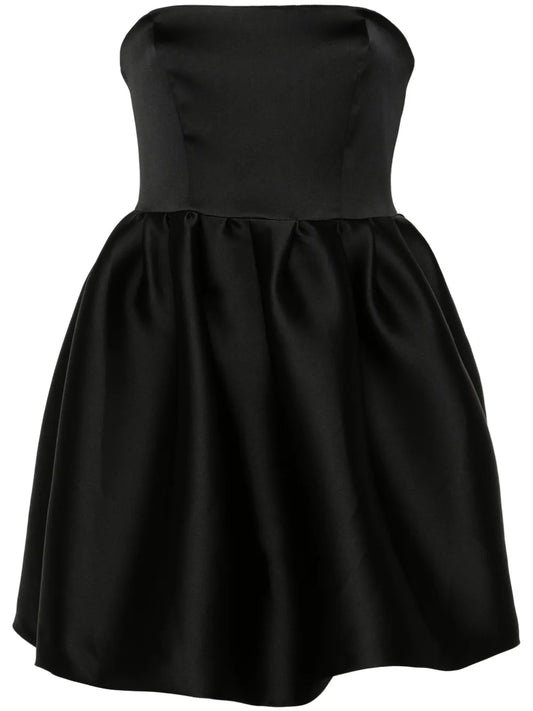 Puffbal Satin Mini Dress