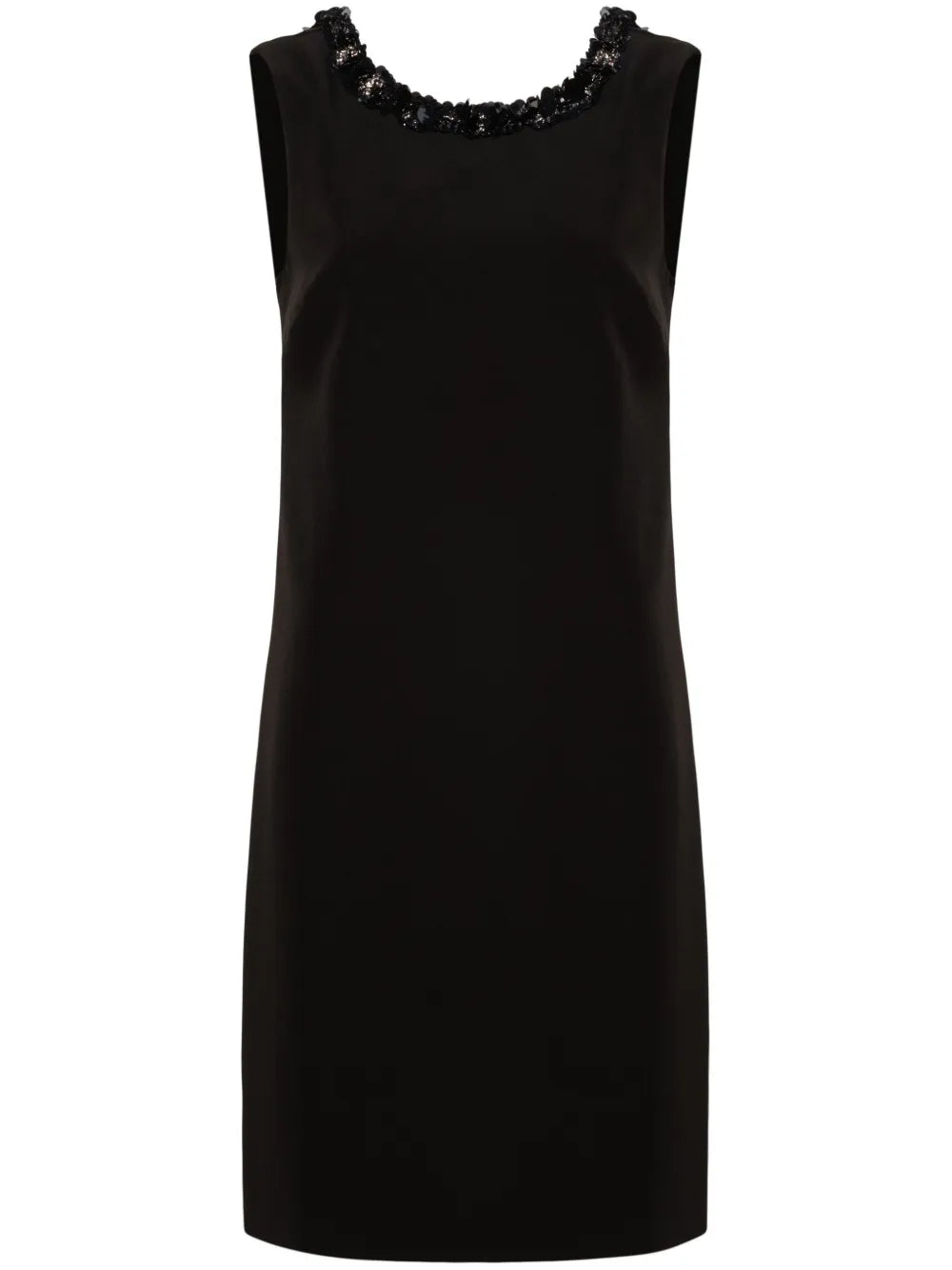 Sequin-Embellished Column Dress