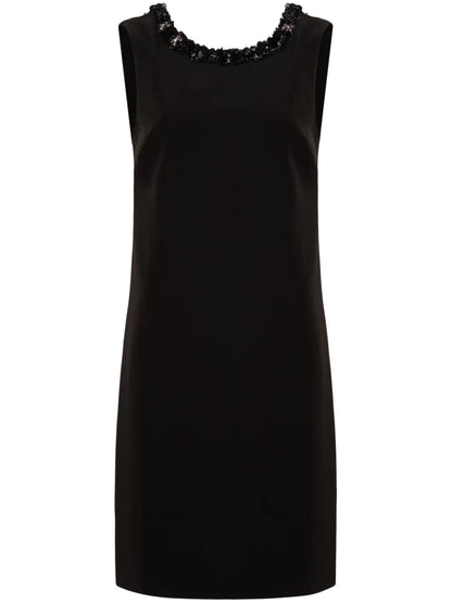 Sequin-Embellished Column Dress