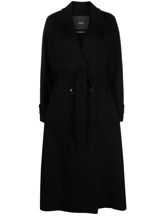 Adda Double-Breasted Cashmere Coat