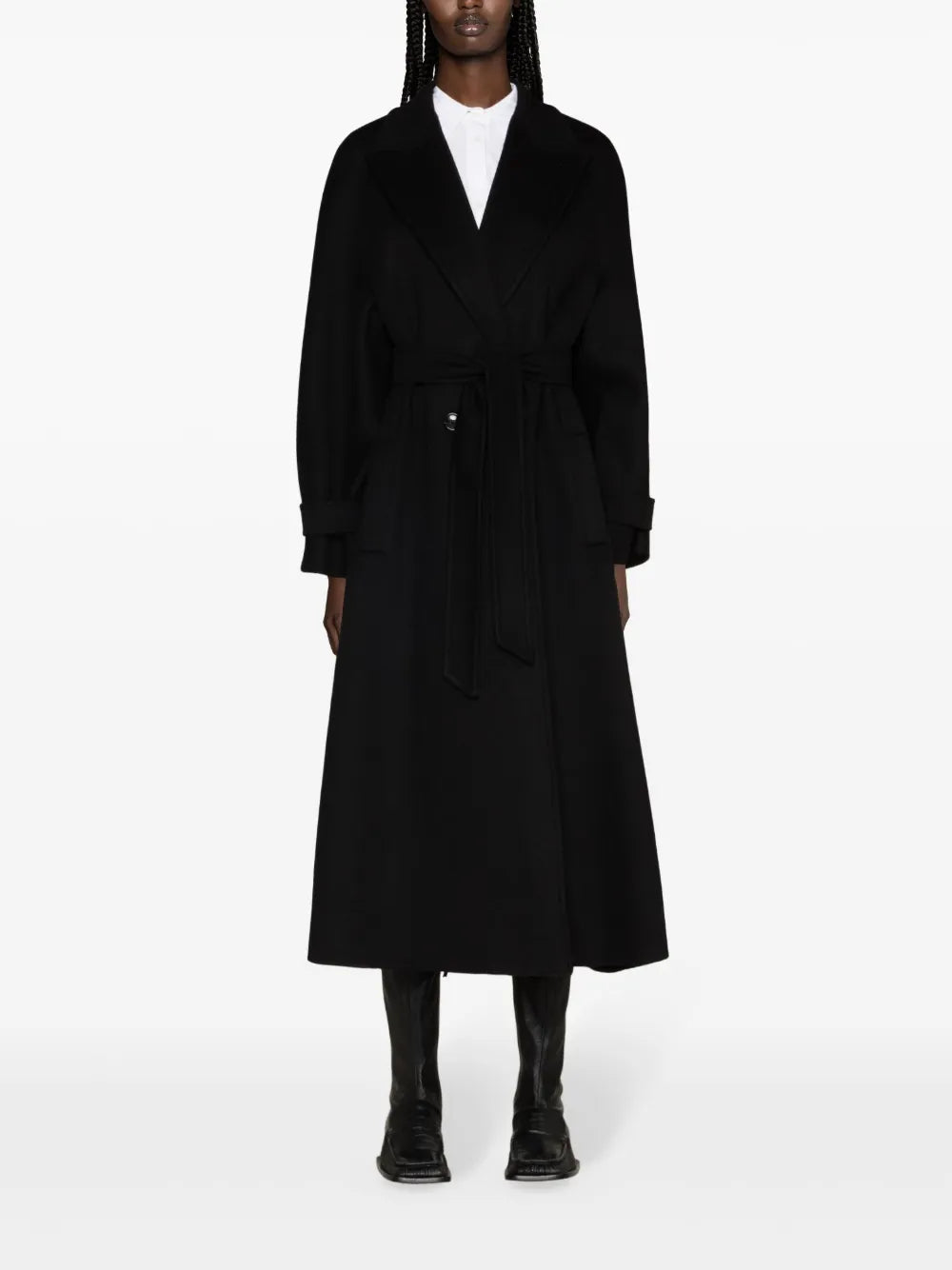 Adda Double-Breasted Cashmere Coat