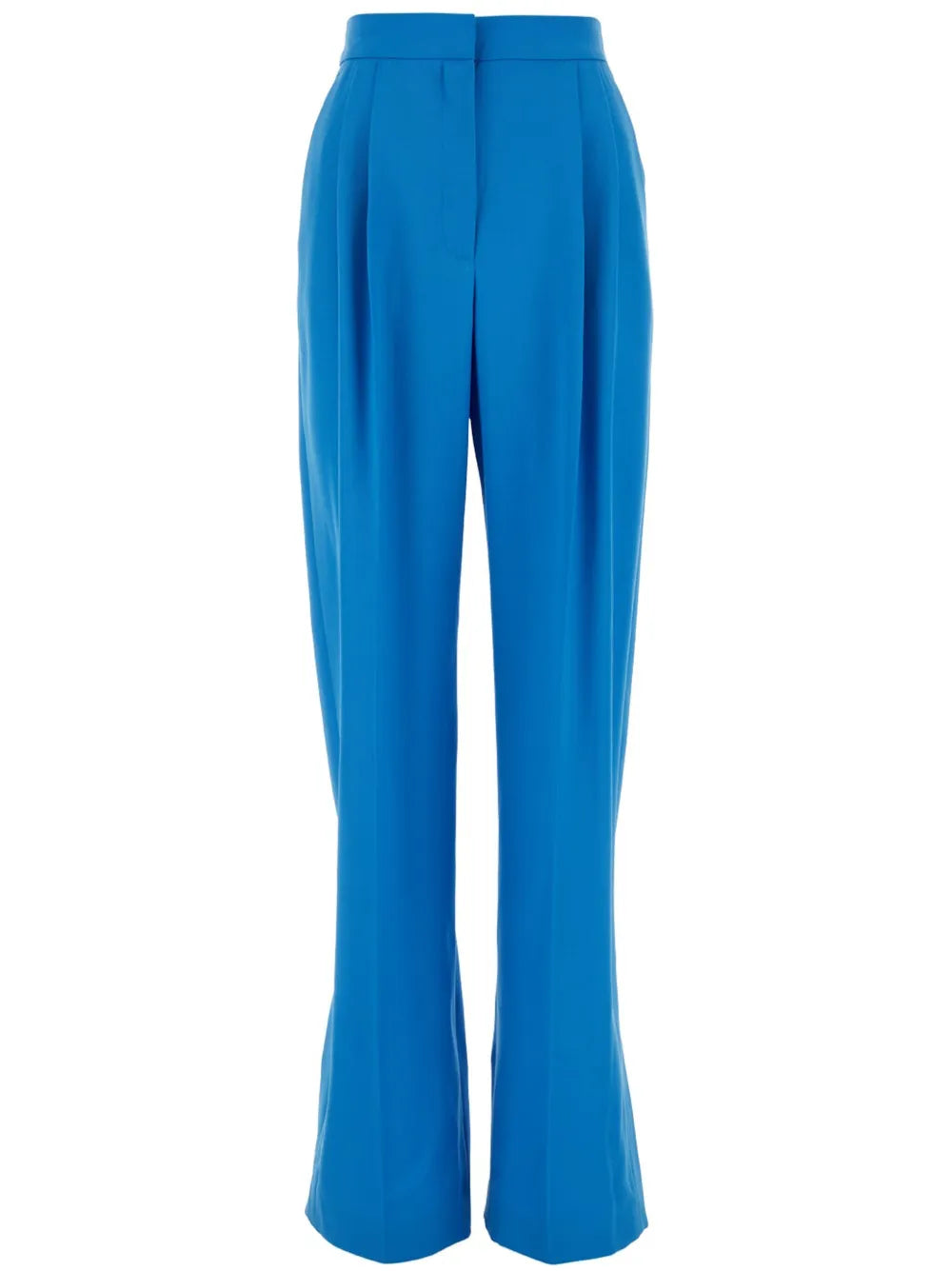 Double-Pleat Wide-Leg Trousers