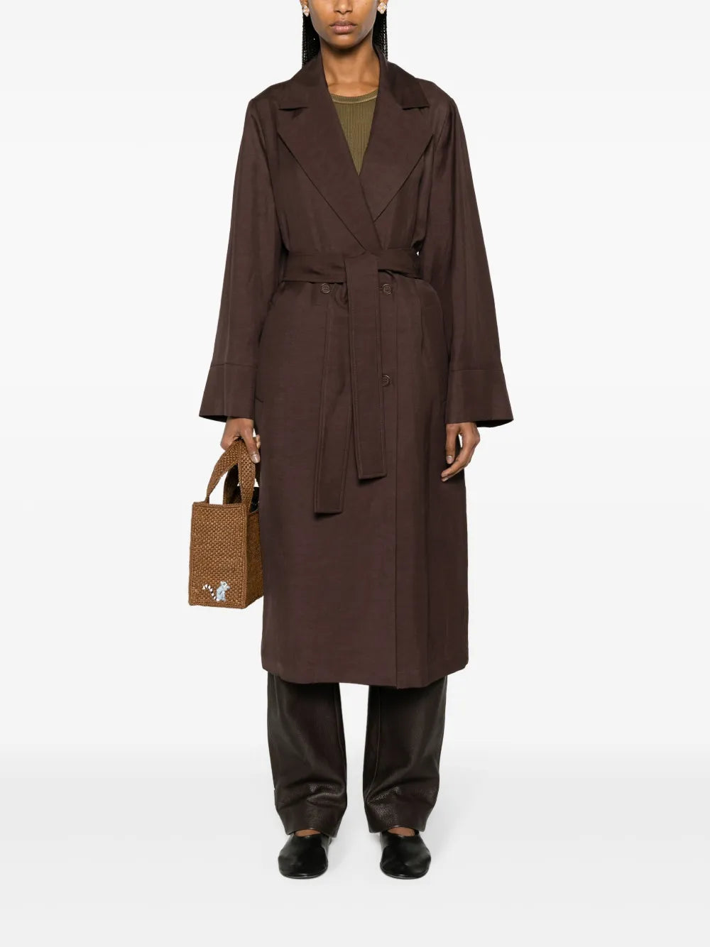 Double-Breasted Trench Coat