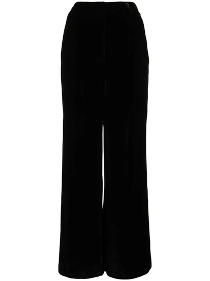 Veronica Velvet Wide-Leg Trousers