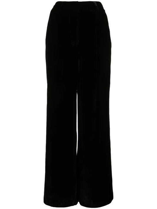 Veronica Velvet Wide-Leg Trousers