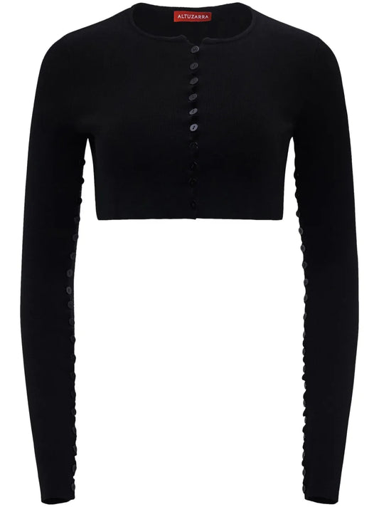 Haruni Scallop-Edge Knitted Top