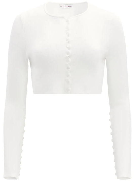 Haruni Scallop-Edge Knitted Top