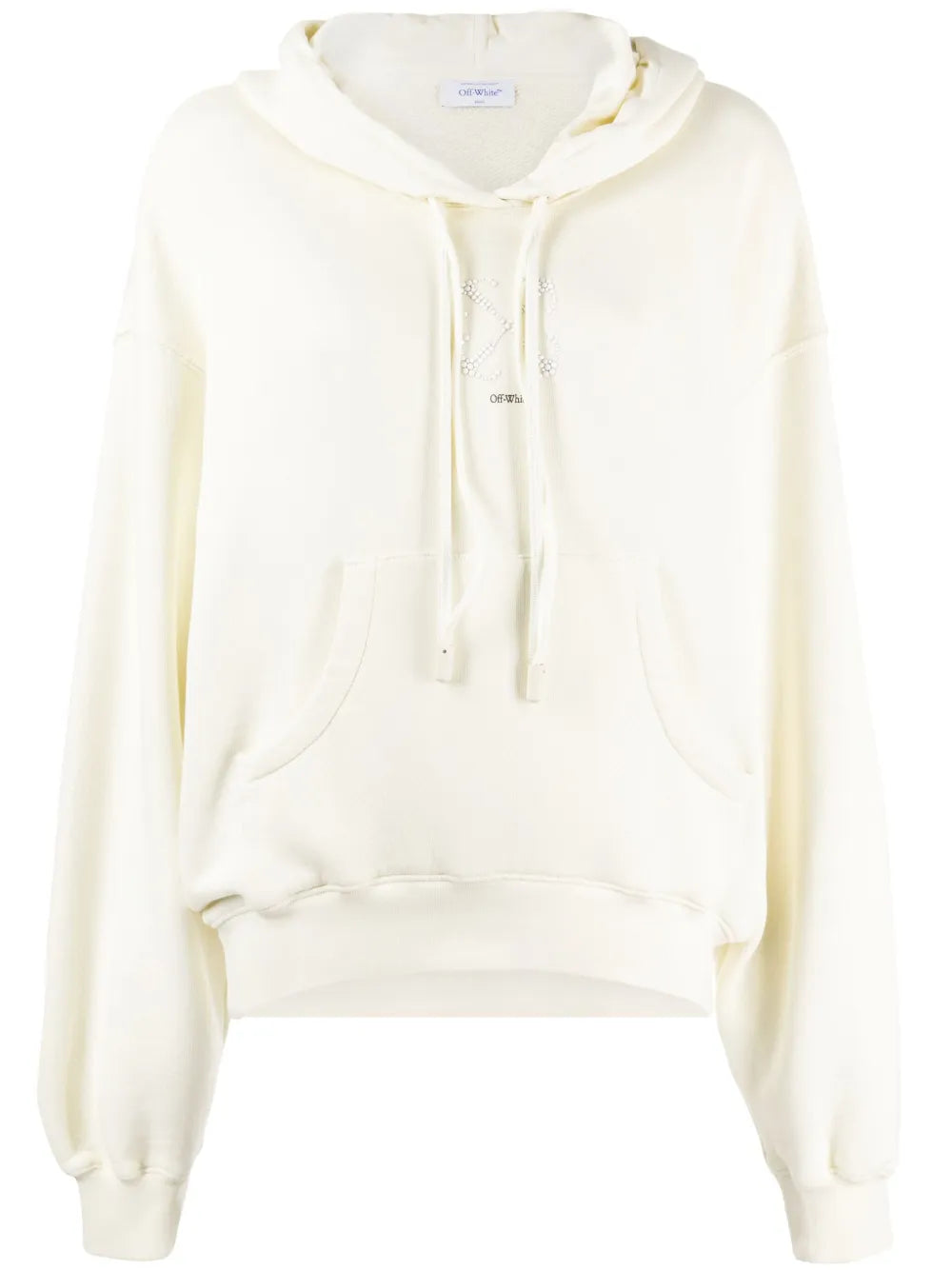 Crystal-Embellished Cotton Hoodie