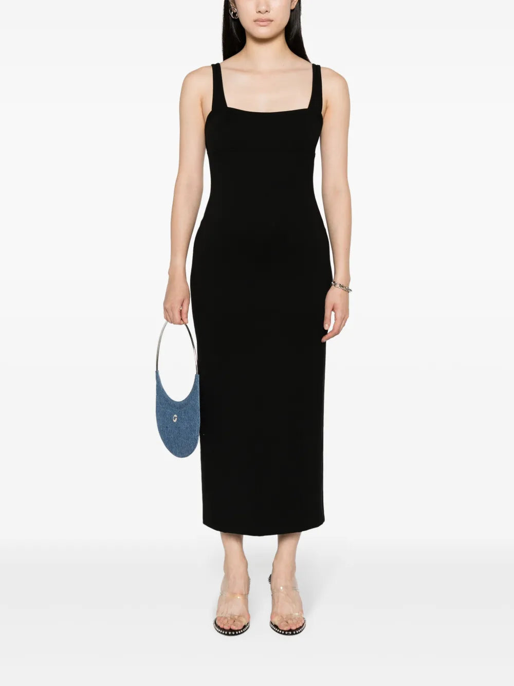 Cut-Out Sweetheart-Neck Maxi Dress