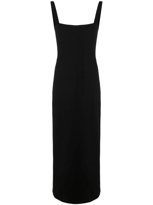 Cut-Out Sweetheart-Neck Maxi Dress
