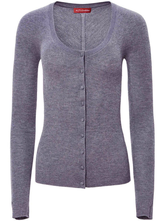 Jones Logo-Embroidered Cashmere Cardigan
