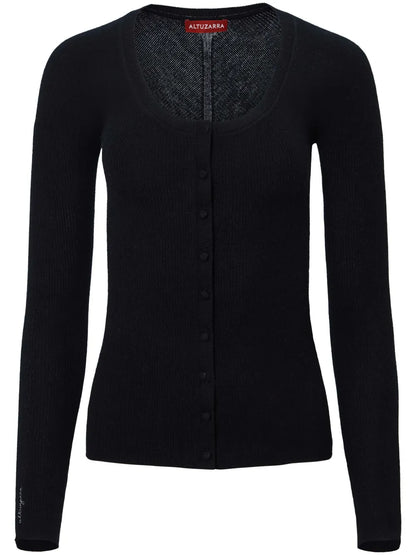 Jones Logo-Embroidered Cashmere Cardigan