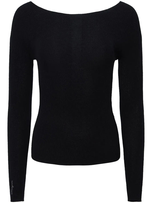 Lee Logo-Embroidered Cashmere Jumper
