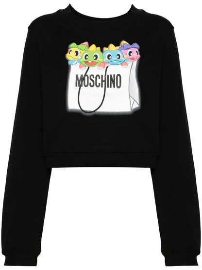 Dragon Bag-Print Sweatshirt