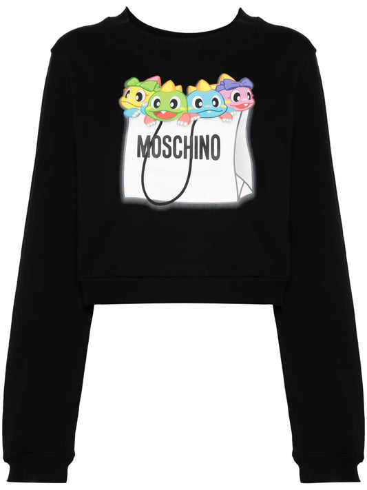 Dragon Bag-Print Sweatshirt